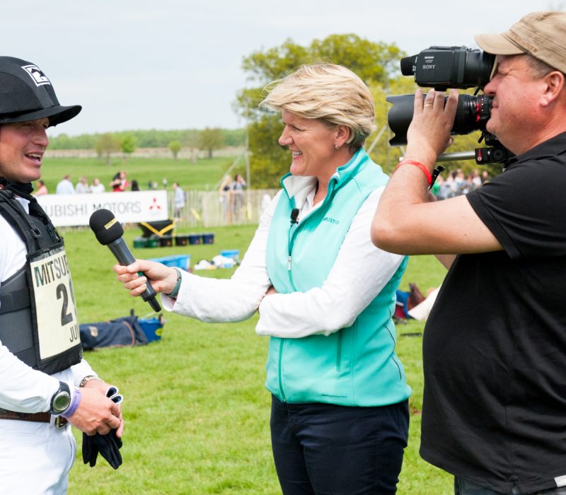 Michael Jung interviewed by Clare Balding on the BBC