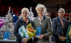 L'annee Hippique Awards Van der Net Inge, Mrs. Jane Tuckwell, Event Director Badminton Horse Trials CHI Genve 2019 © Hippo Foto - Dirk Caremans 14/12/2019